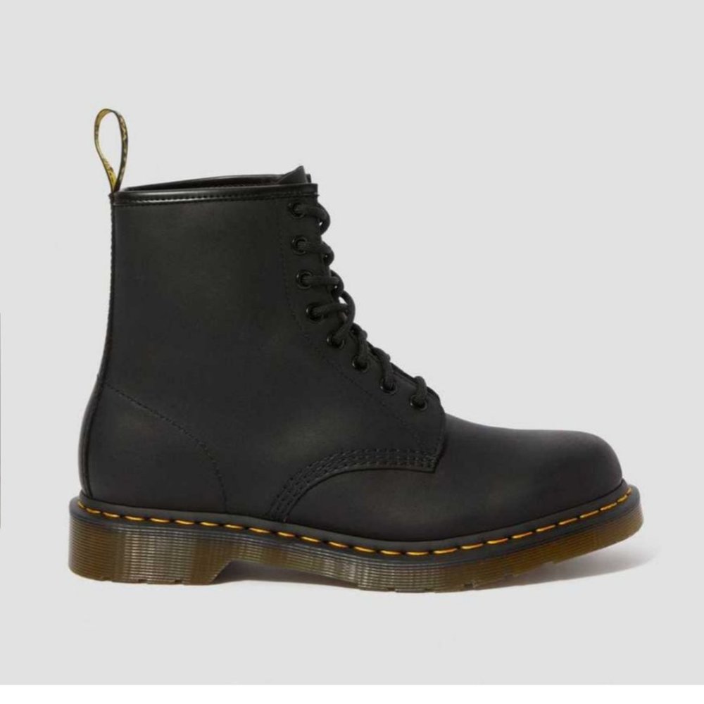 Dr. Martens 8US Womens Black Leather